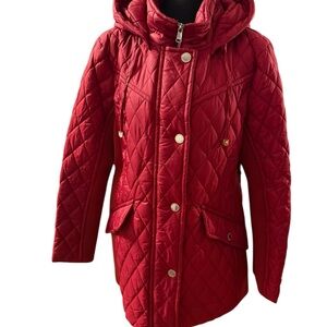 London Fog Red Quilted Jacket